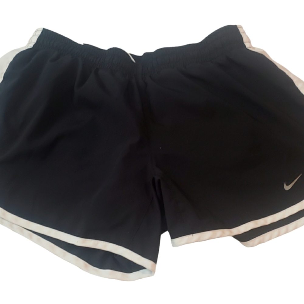Nike Dri-Fit Women's M Running Shorts Built-in Brief Lining orange